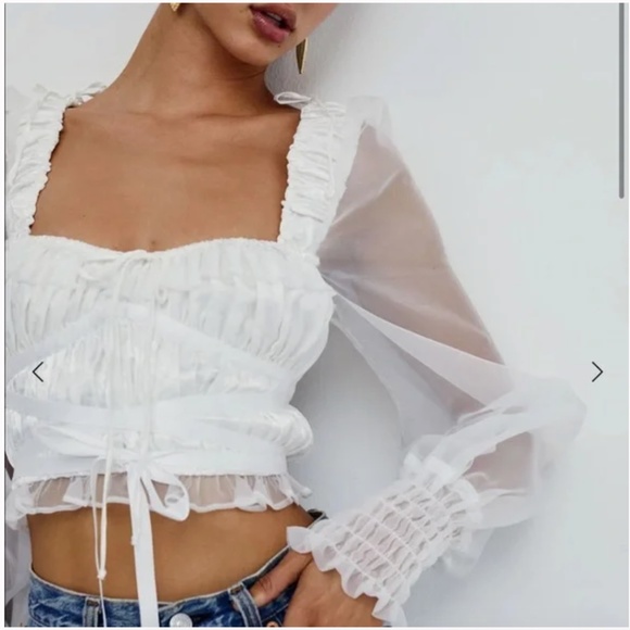 🔥HOST PICK🔥 NWT For Love and Lemons 🍋 Gabrielle Top - Picture 8 of 10